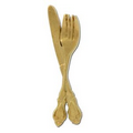Fork and Knife Lapel Pin